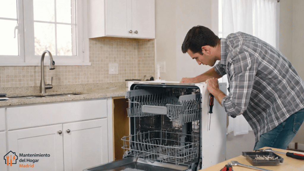 instalación urgente de lavavajillas