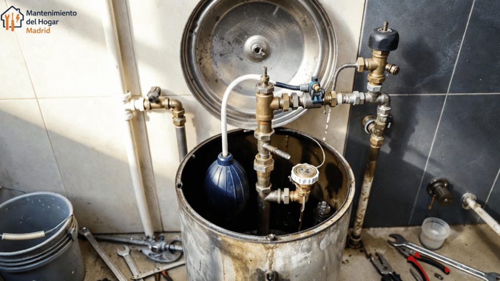 Reparación cisterna no corta urgente