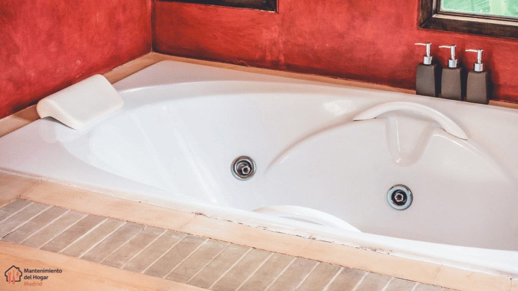 sellado bañera filtración