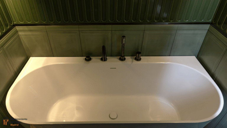 sellado bañera filtración